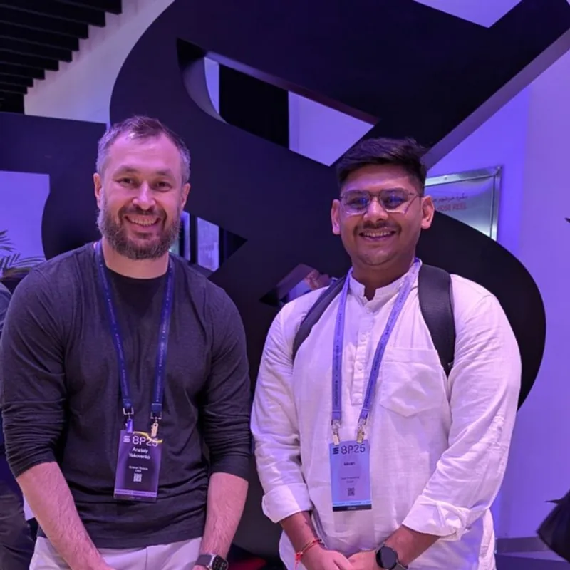 Kevan Shah with Anatoly Yakovenko
